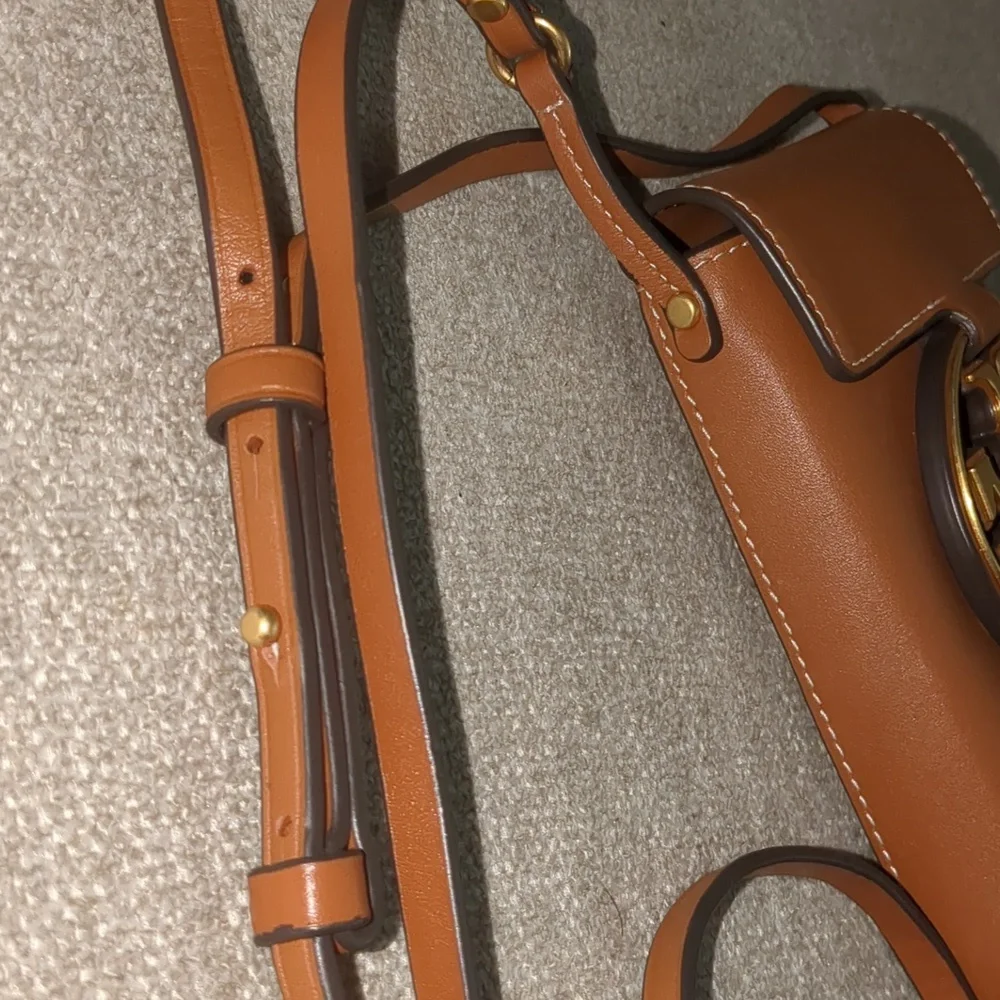 Tory Burch Brown Leather Crossbody Bag - Picture 5 of 10